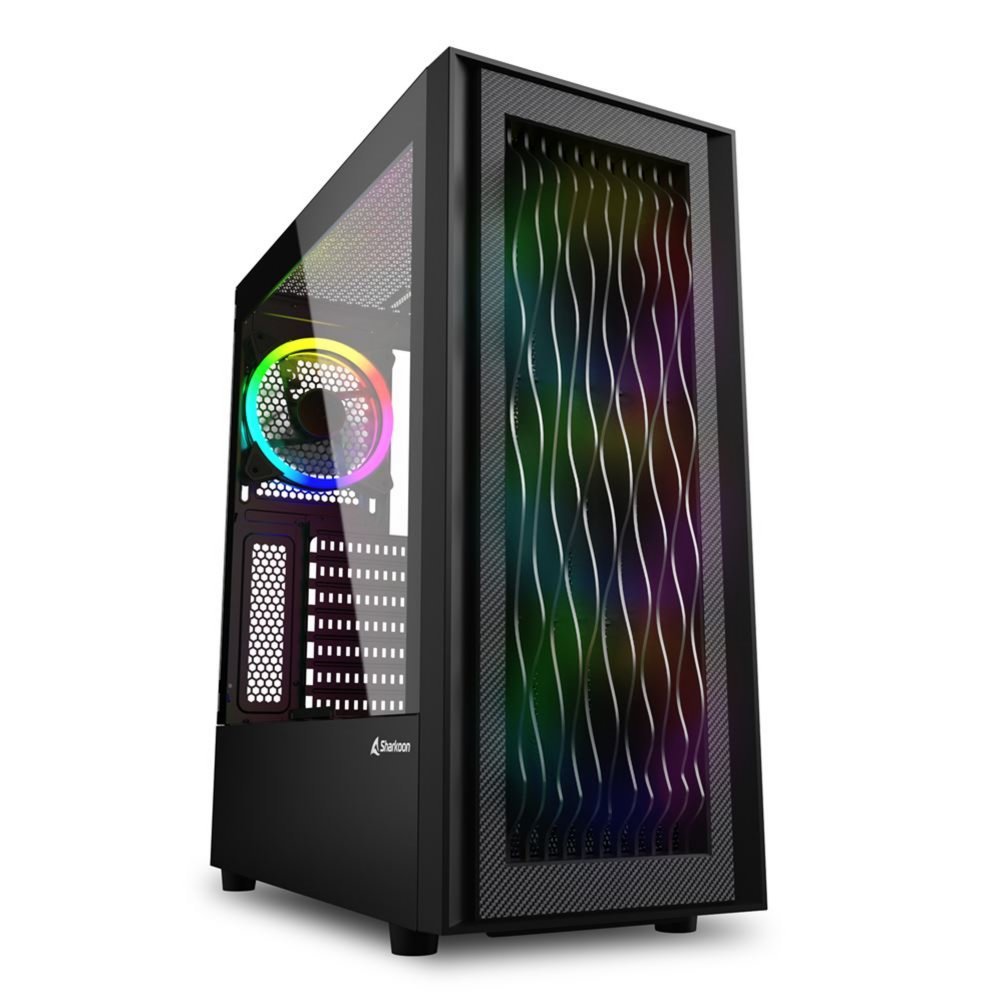 Sharkoon RGB Wave | Tower Case | Zwart