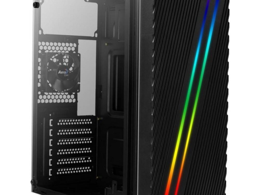 Aerocool Streak | MicroATX/Mini-ITX Behuizing | RGB Frontpaneel | USB 3.2 & 2x USB 2.0