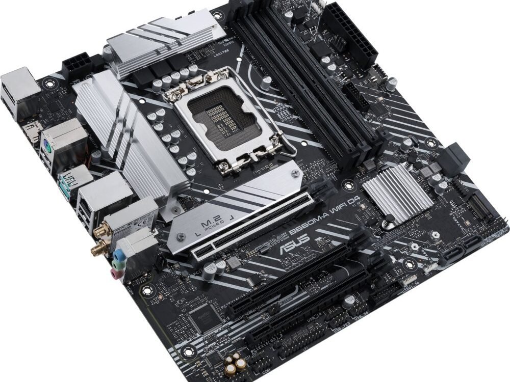 ASUS PRIME B660M-A WIFI D4 | Socket LGA 1700 | Intel B660 | 4xDDR4 | Micro-ATX | Moederbord