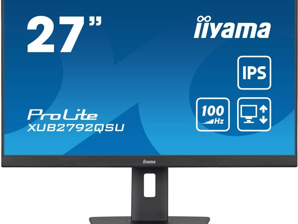 iiyama ProLite XUB2792QSU-B6 27" | 2560x1440 IPS | 100Hz | Monitor