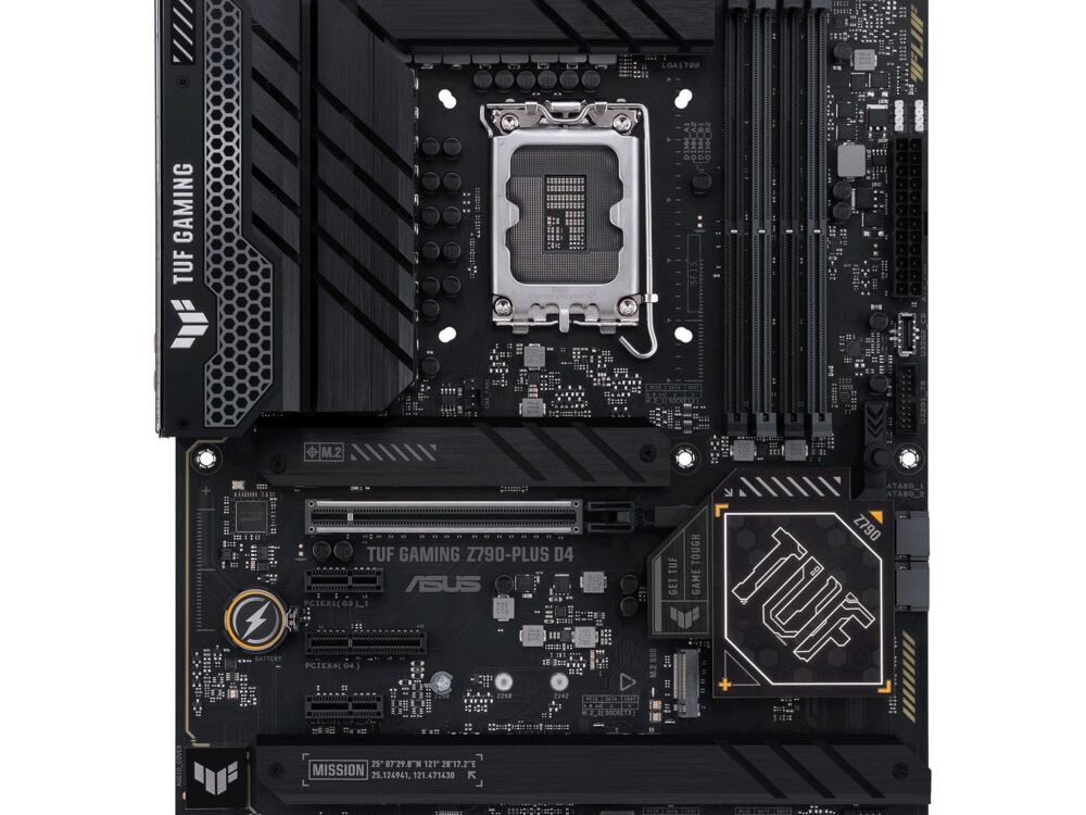 ASUS TUF GAMING Z790-PLUS D4 | Socket LGA 1700 | Intel Z790 | 4xDDR4 | ATX | Moederbord