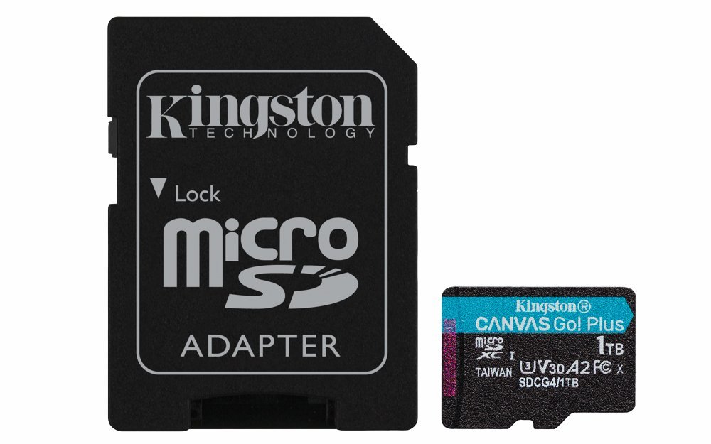 Kingston Technology | 1TB microSDXC Canvas Go! Plus Gen4 | 200MB/s | A2 U3 V30 | Inclusief Adapter