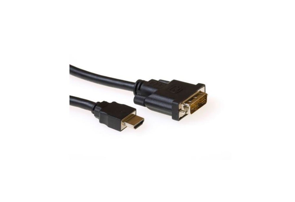 ACT AK3739 | HDMI naar DVI-D Kabel | 1 m | Zwart - Afbeelding 2
