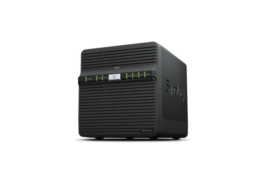 Synology DiskStation DS423 NAS | 4 Drive Bays | Realtek RTD1619B | 2x Gigabit Ethernet | Desktop | Zwart