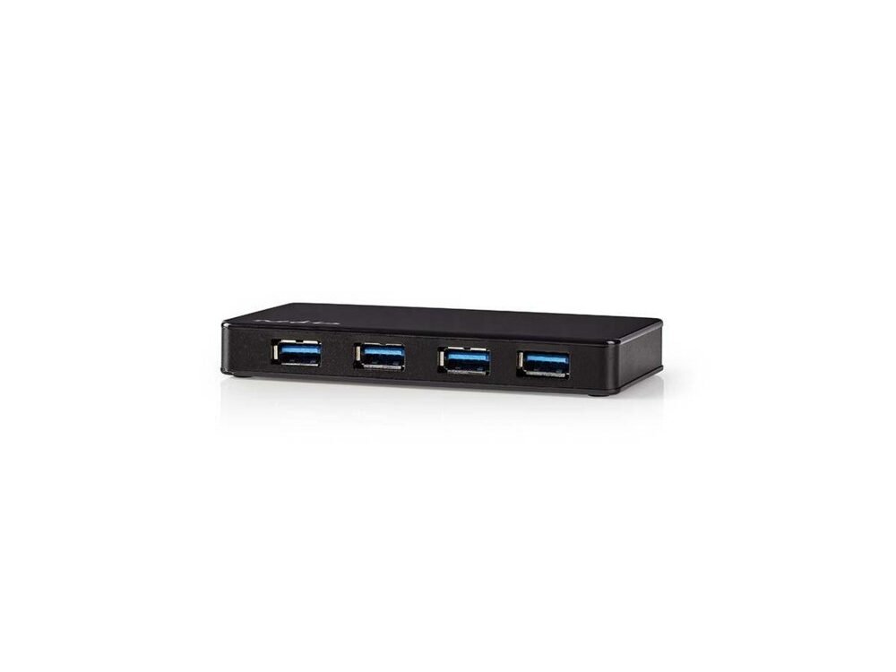 Nedis UHUBU3420BK | Interface Hub USB 3.2 Gen 1 (3.1 Gen 1) Micro-B | Zwart