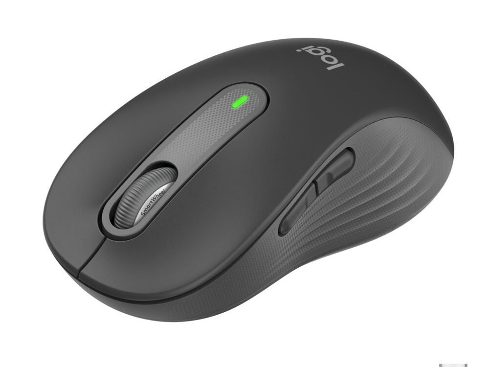 Logitech Signature M650 Large | Draadloze Muis | Rechtshandig | RF + Bluetooth | 2000 DPI | Grafiet