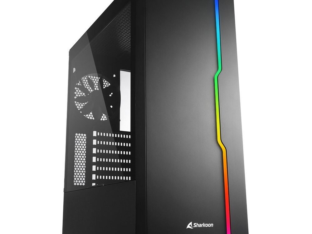 Sharkoon RGB Slider | Midi Tower Case | Zwart
