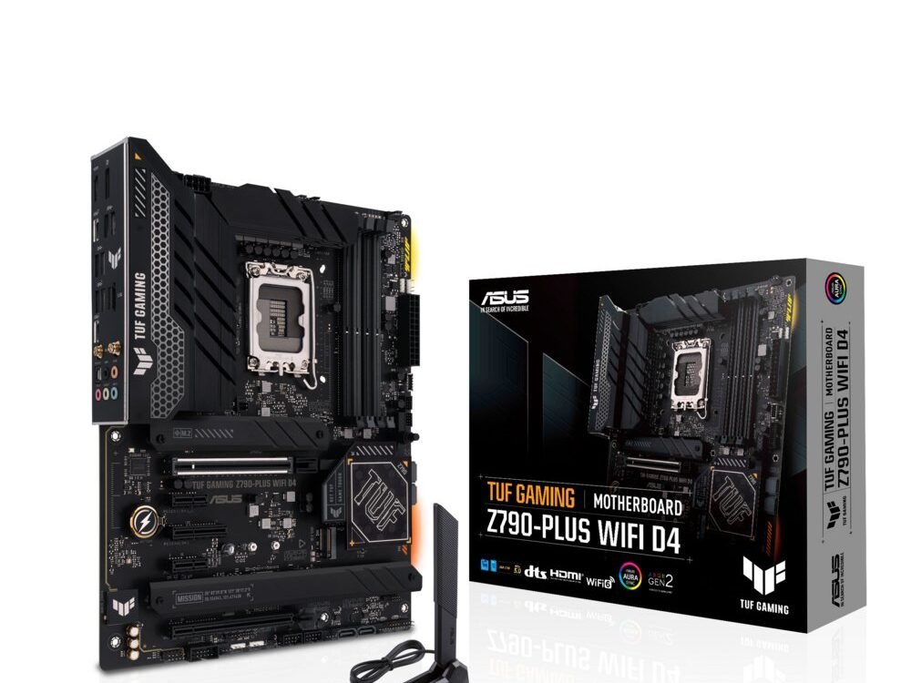 ASUS TUF GAMING Z790-PLUS WIFI D4 | Socket LGA 1700 | Intel Z790 | 4xDDR4 | ATX | Moederbord