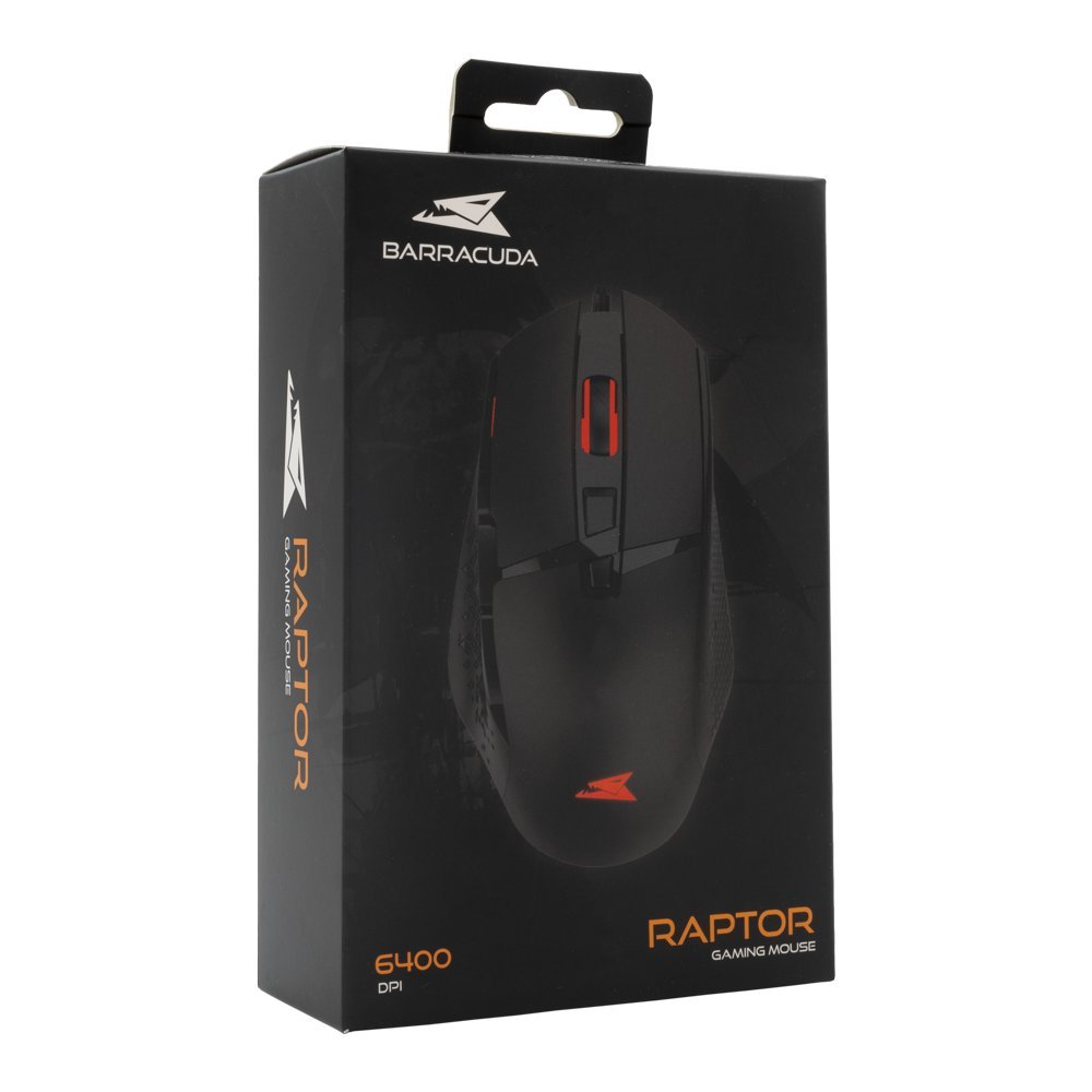 Baracuda RAPTOR RGB | Bedrade Gaming Muis | USB-A | 6400 DPI | Zwart - Afbeelding 7