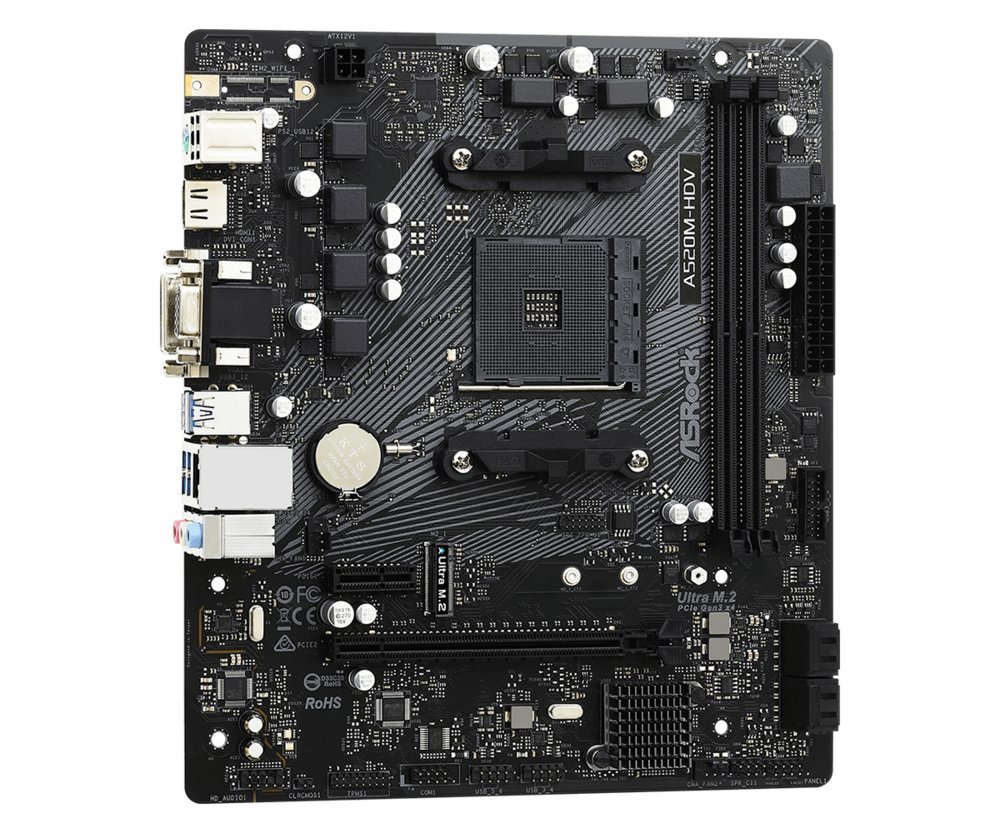 Asrock A520M-HDV | Socket AM4 | AMD A520 | 2xDDR4 | Micro-ATX | Moederbord - Afbeelding 5
