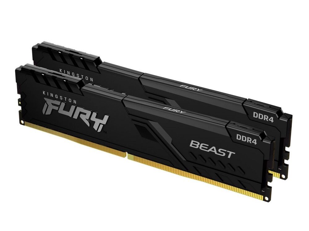 Kingston Fury Beast | 16GB 2x8GB DDR4 | 2666MHz | DIMM | CL16 | Geheugenmodule | RAM