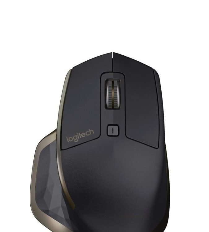 Logitech MX Master | Draadloze Muis | Rechtshandig | RF + Bluetooth | 1600 DPI | Zwart/Brons