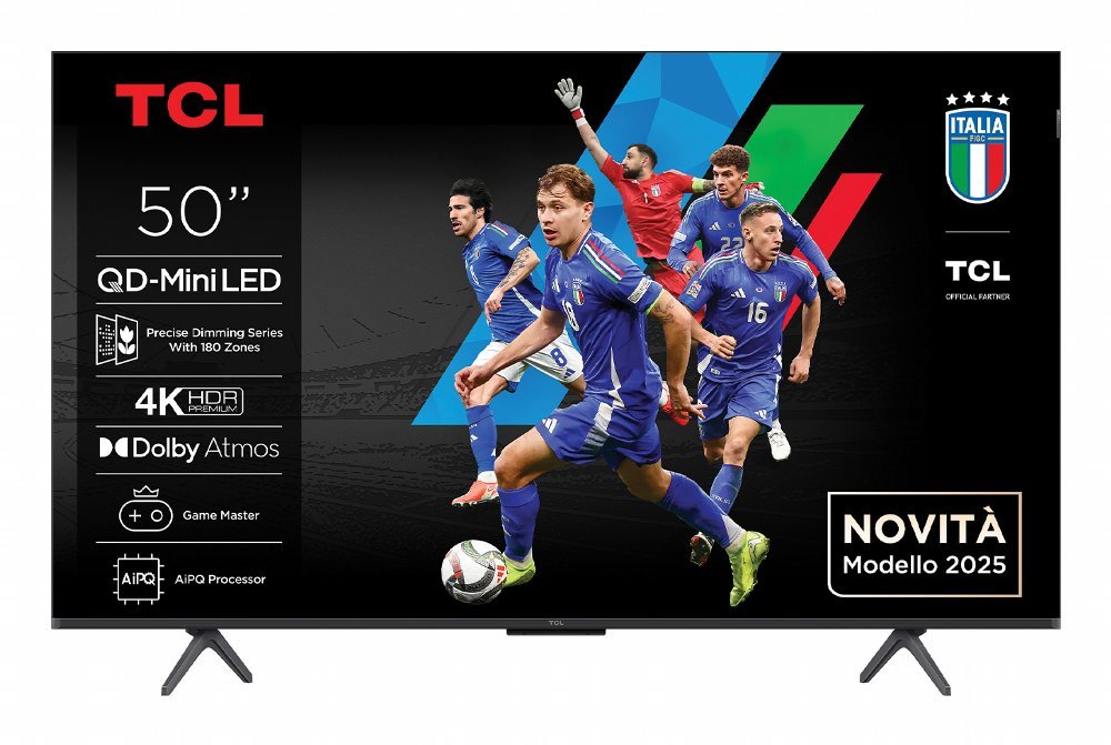 TCL 50C61KS | 50" 4K Ultra HD QD-MiniLED Smart TV | 60Hz | Google TV + Wifi | Dolby Vision | HDMI 2.1 (2025)