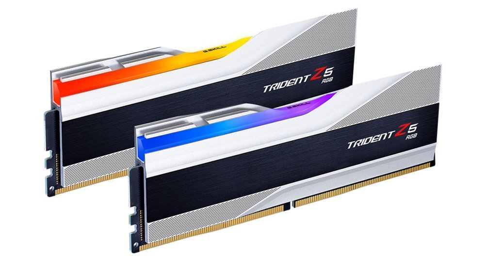 G.Skill Trident Z5 RGB Zilver | 32GB 2x16GB DDR5 | 6000MHz | DIMM | CL40 | Geheugenmodule | RAM