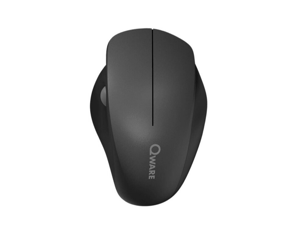 Qware Luton | Draadloze Muis | Rechtshandig | RF | 1600 DPI | Zwart