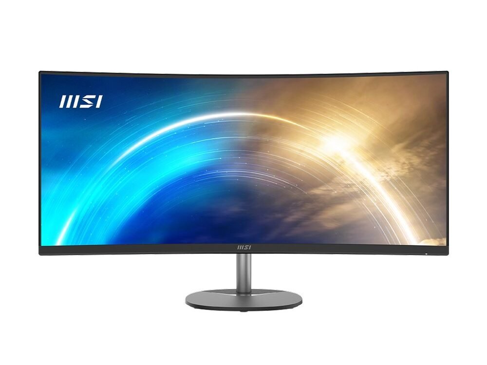 MSI MP341CQ | 34" Curved Ultrawide 3440 x 1440 VA | 100Hz | DisplayPort | HDMI | Monitor | Zwart