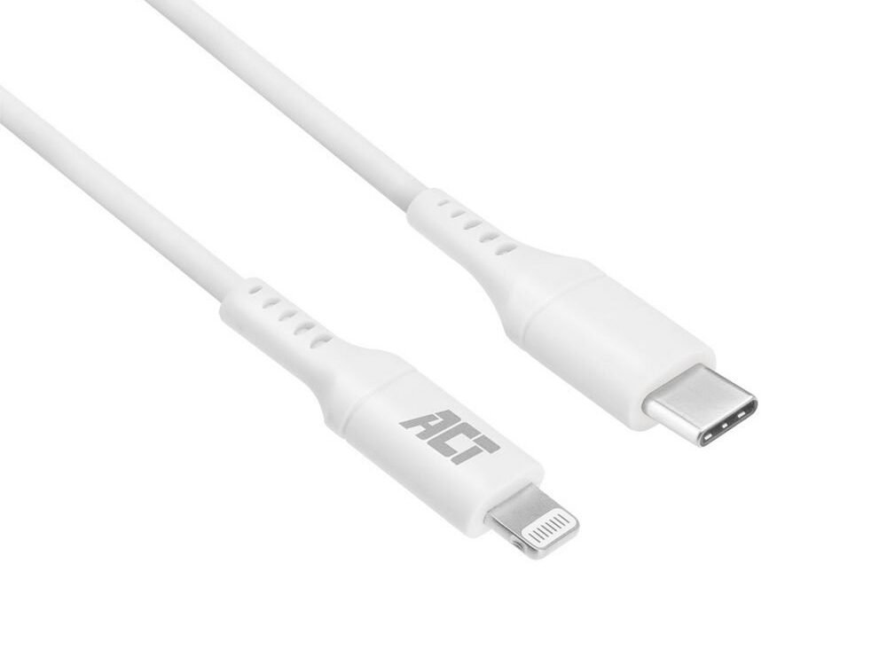 ACT kabel | USB-C naar Lightning | 2 m | Wit | AC3015
