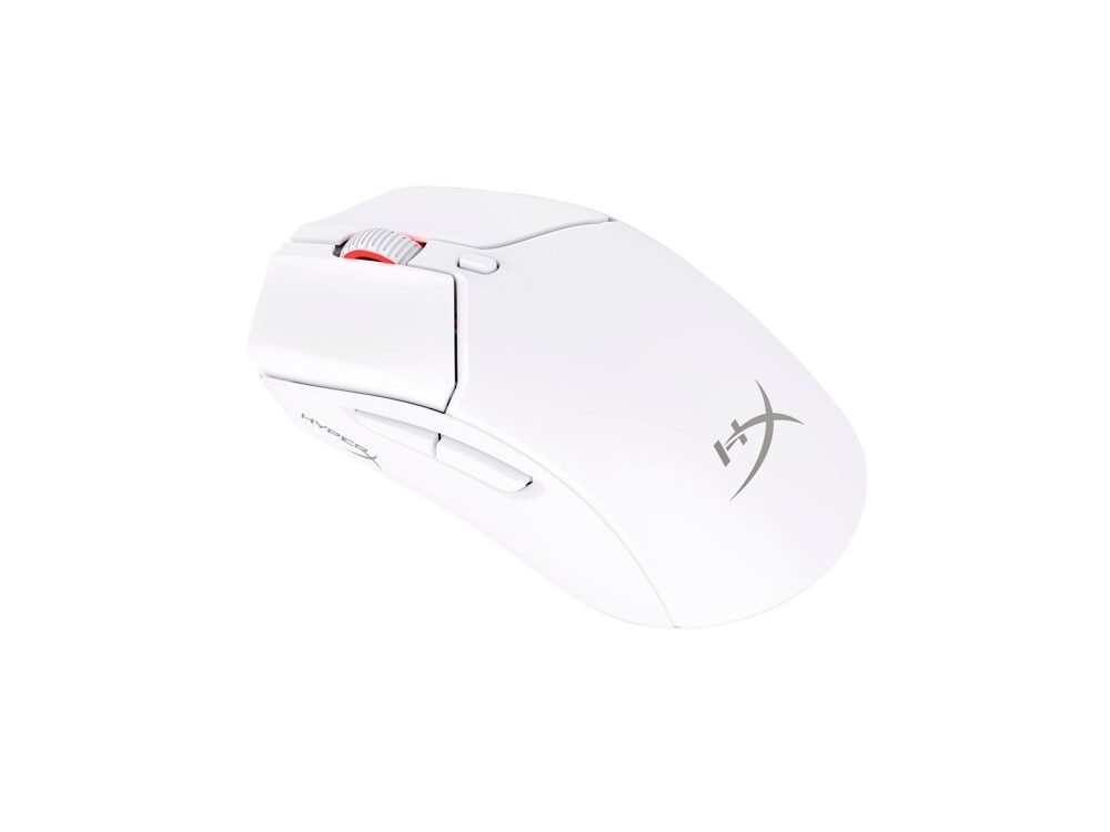 HyperX Pulsefire Haste 2 | Draadloze Gaming Muis | Rechtshandig | RF + Bluetooth + USB-A | 26000 DPI | Wit