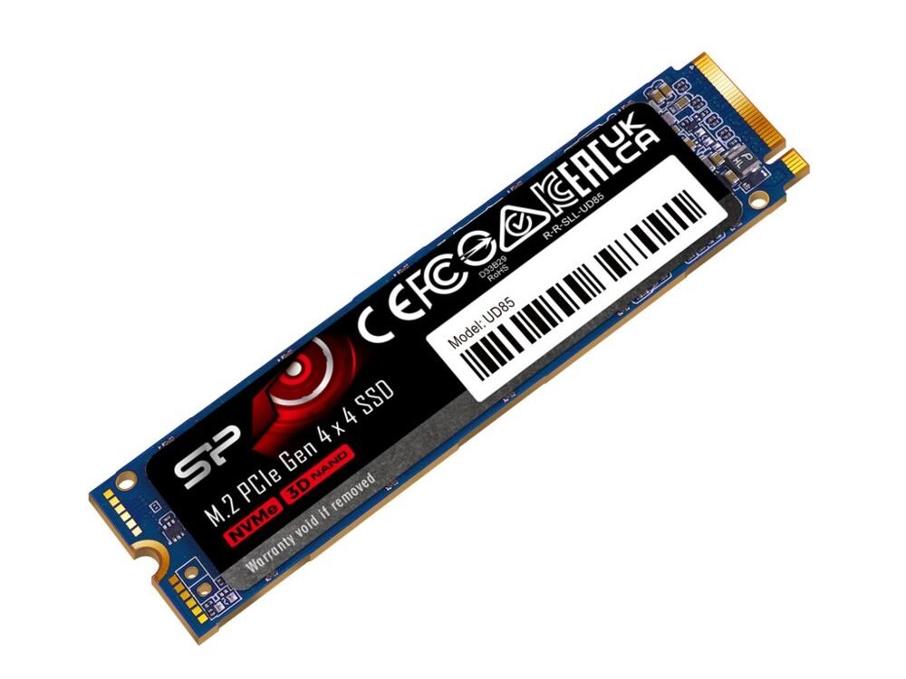 Silicon Power UD85 | 1TB NVMe SSD | M.2 | Gen4 | 3.600MB/s Lezen | 2.800MB/s Schrijven