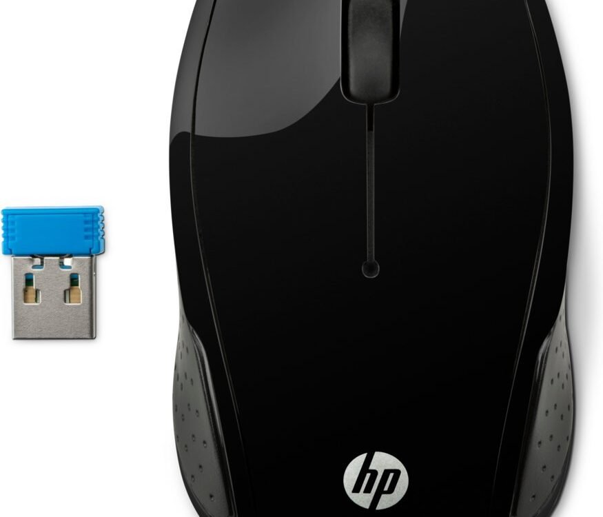 HP 200 | Draadloze Muis | Links- en Rechtshandig | RF | 1000 DPI | Zwart