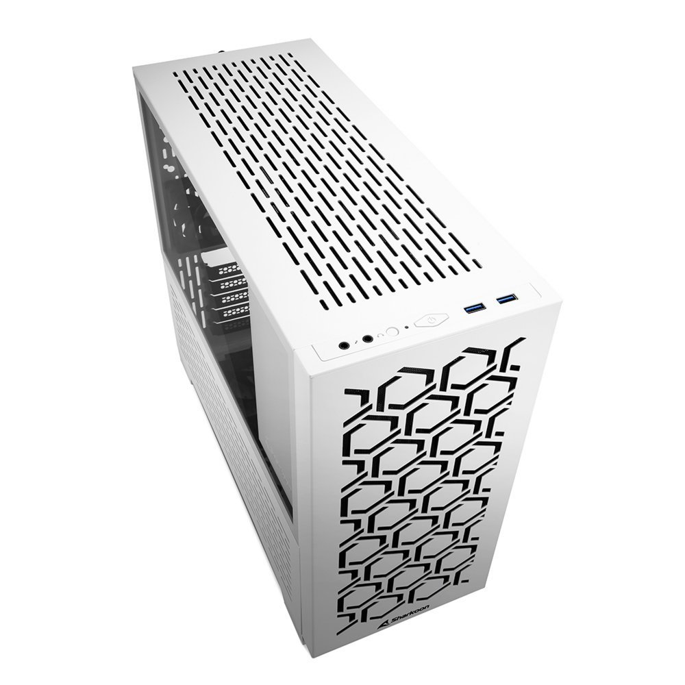 Sharkoon MS-Y1000 | Micro Tower Case | Wit - Afbeelding 4