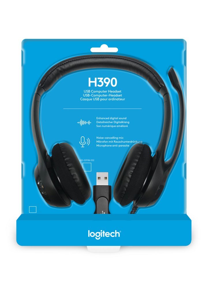 Logitech H390 | Bedrade On-ear Headset USB-A | Zwart - Afbeelding 8