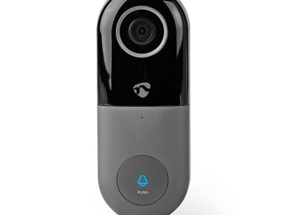 Nedis WIFICDP10GY | Draadloze Deurbelset | Grijs