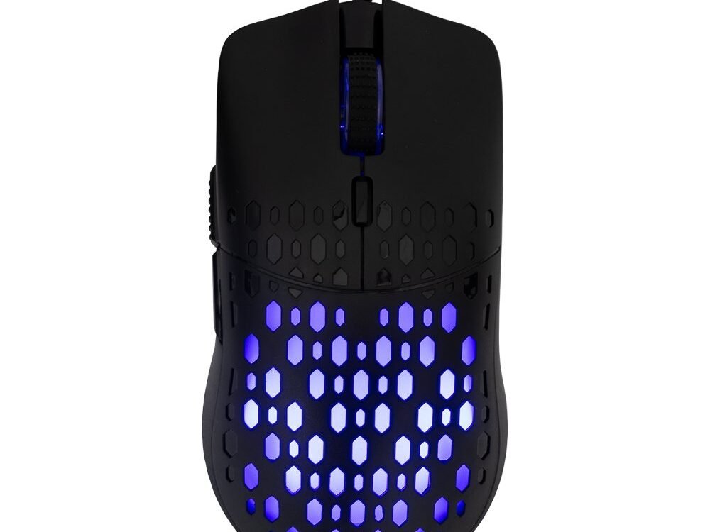 Baracuda OCTOPUS RGB | Bekabelde Gaming Muis | Rechtshandig | USB-A | 3600 DPI | Zwart