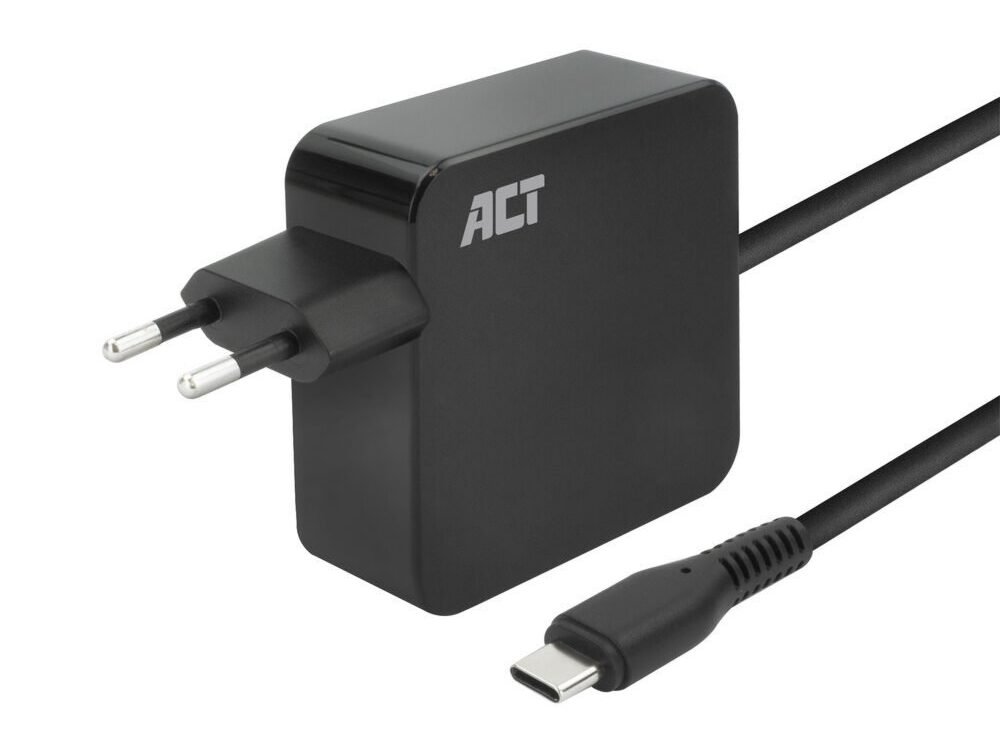 ACT AC2010 | Universele USB-C Notebook Lader | 65 Watt PDP | 2 Meter