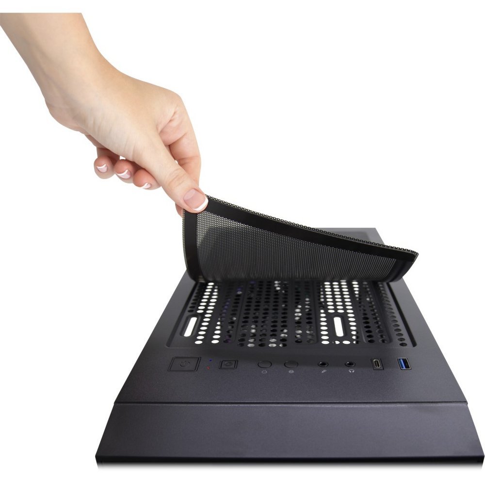 Inter-Tech X-608 Infinity | Micro Tower Behuizing | Zwart - Afbeelding 10