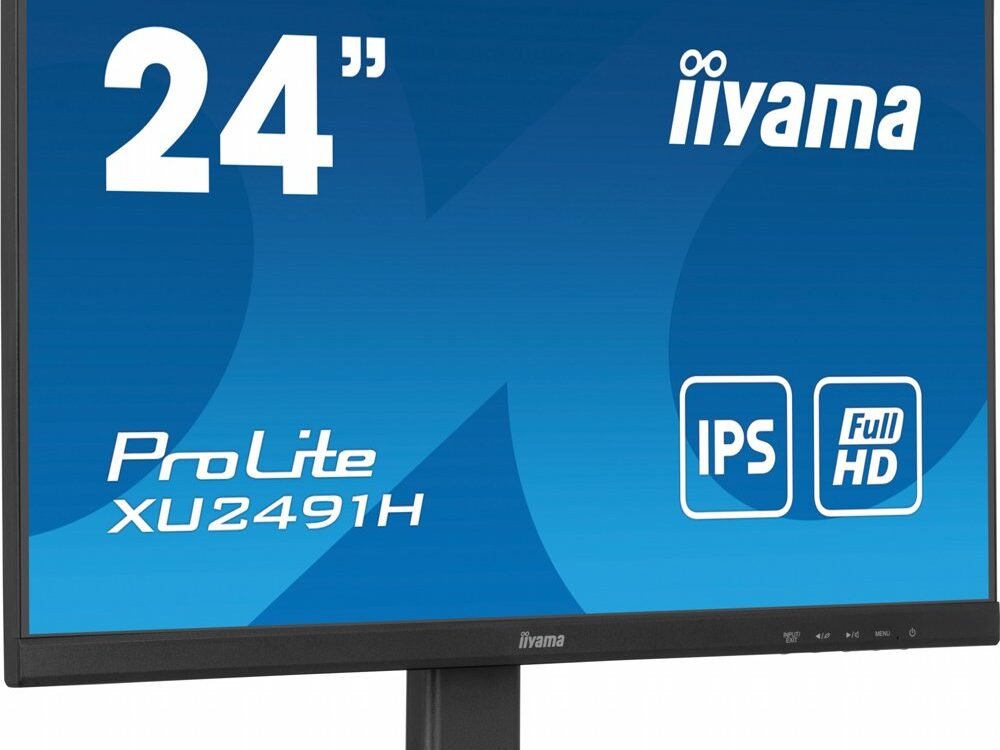 Iiyama ProLite XU2491H-B1 | 23,8″ | 1920×1080 IPS | 100 Hz | HDMI + DisplayPort | Full HD Monitor