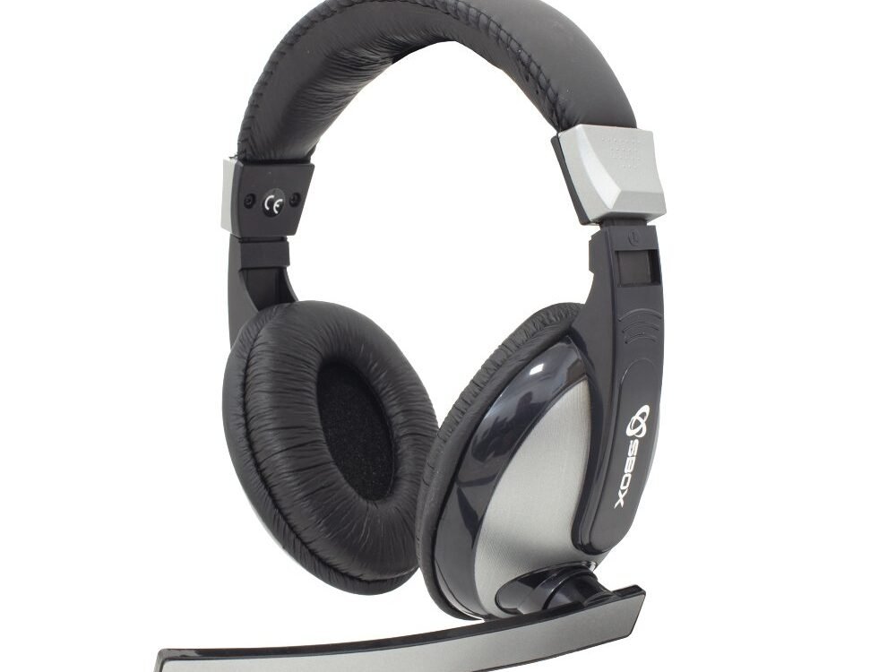 SBOX HS-302 | On-Ear Gaming Headset 3,5mm Connector | Zwart/Grijs