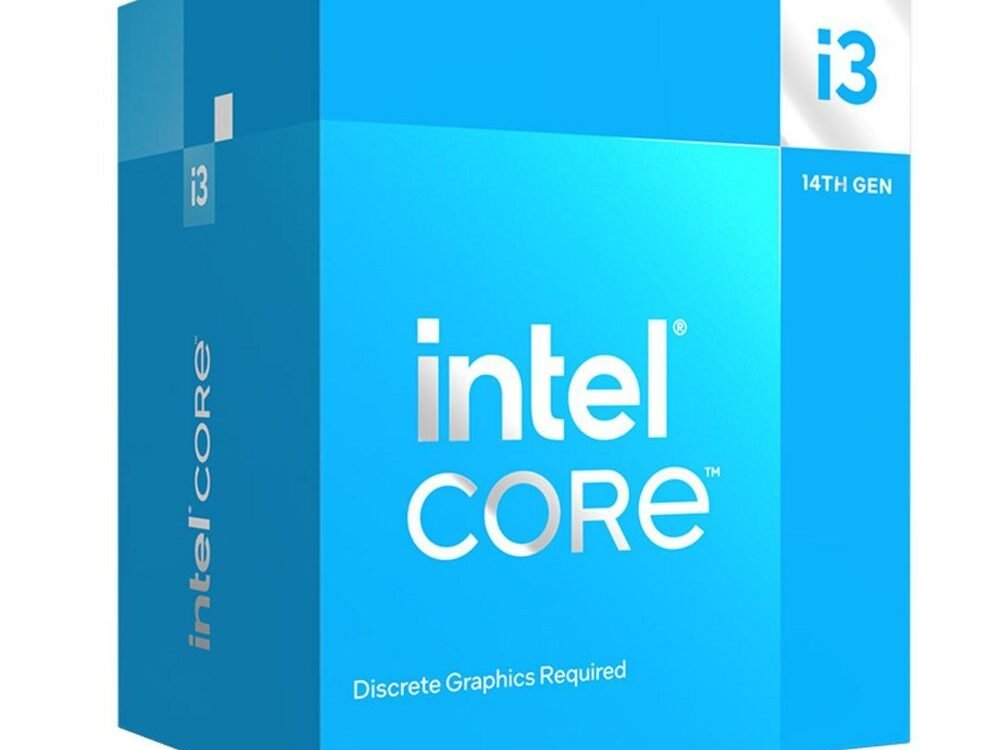 Intel Core i3-14100F | 4 Core | 3,5GHz (4,7GHz Turbo) | LGA 1700 | Processor | CPU