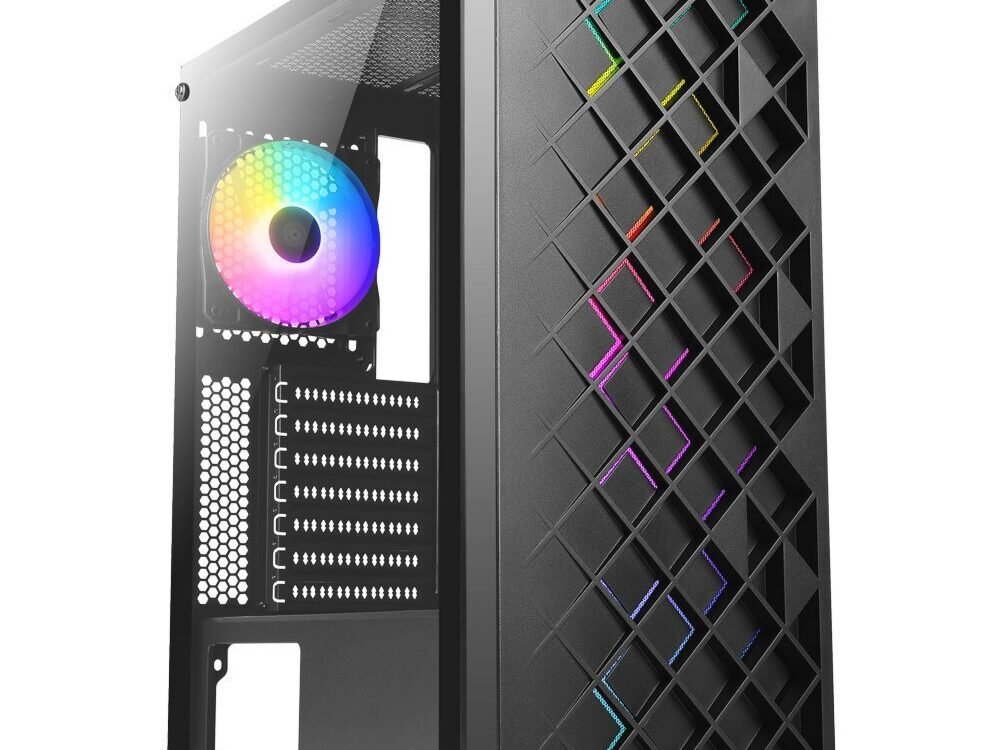 Azza Spectra RGB | Midi Tower Case | Zwart