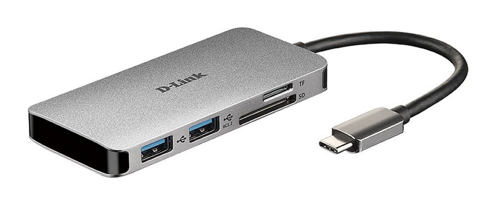D-Link DUB-M610 | Docking Station & Poortreplicator | USB-C 3.2 Gen 1 | Aluminium/Zwart - Afbeelding 2