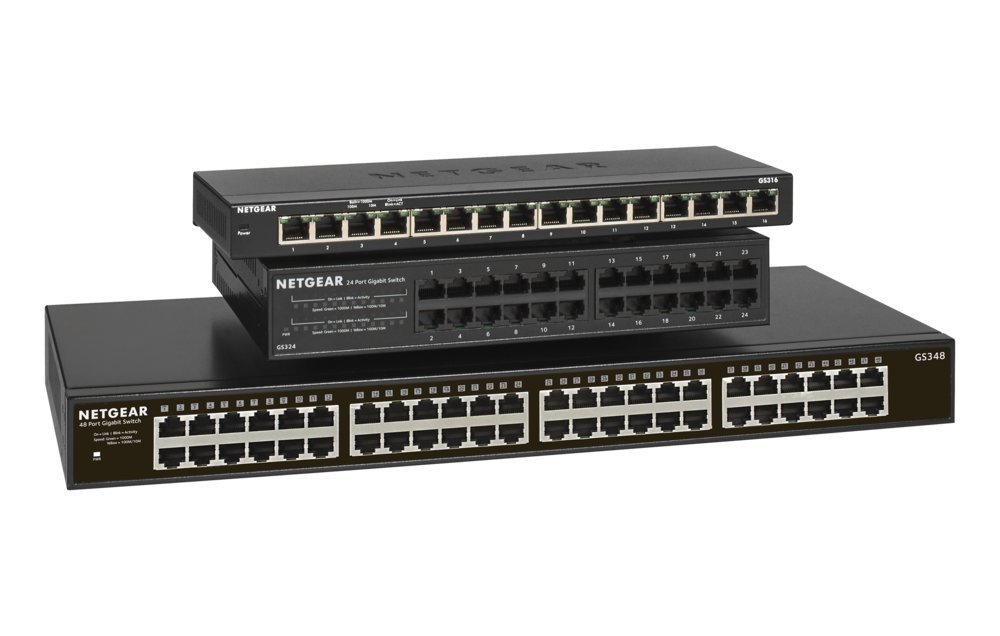 NETGEAR GS348 Unmanaged Gigabit Ethernet Switch | 48 Poorten | 1U Rackmount - Afbeelding 5
