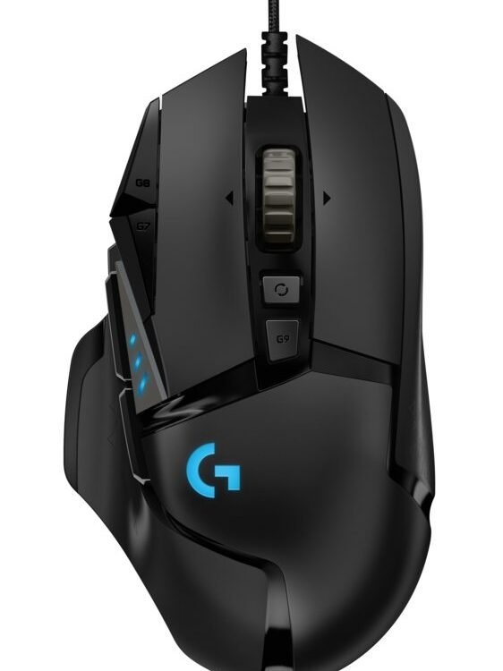 Logitech G502 HERO | Gaming Muis | Rechtshandig | USB-A (bedraad) | 100 – 25.600 DPI | Zwart