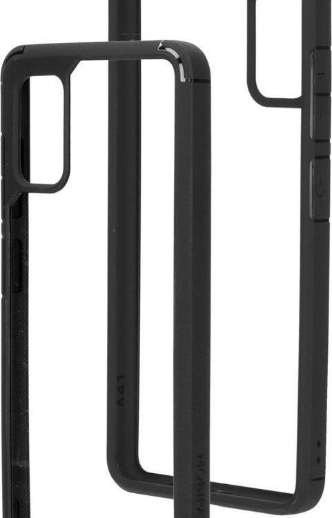Mobiparts Rugged Clear Case | Samsung Galaxy A41 (2020) | Black
