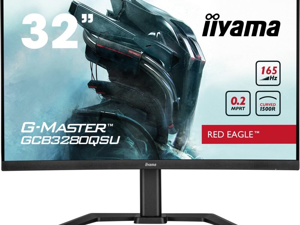 iiyama G-MASTER GCB3280QSU-B1 | 31.5" Monitor | 2560 x 1440 | QHD | LED | Zwart