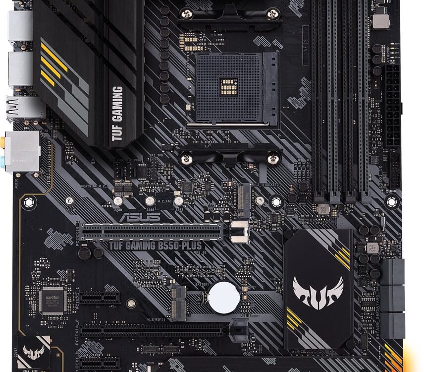 ASUS TUF Gaming B550-PLUS | Socket AM4 | AMD B550 | 4xDDR4 | Micro-ATX | Moederbord