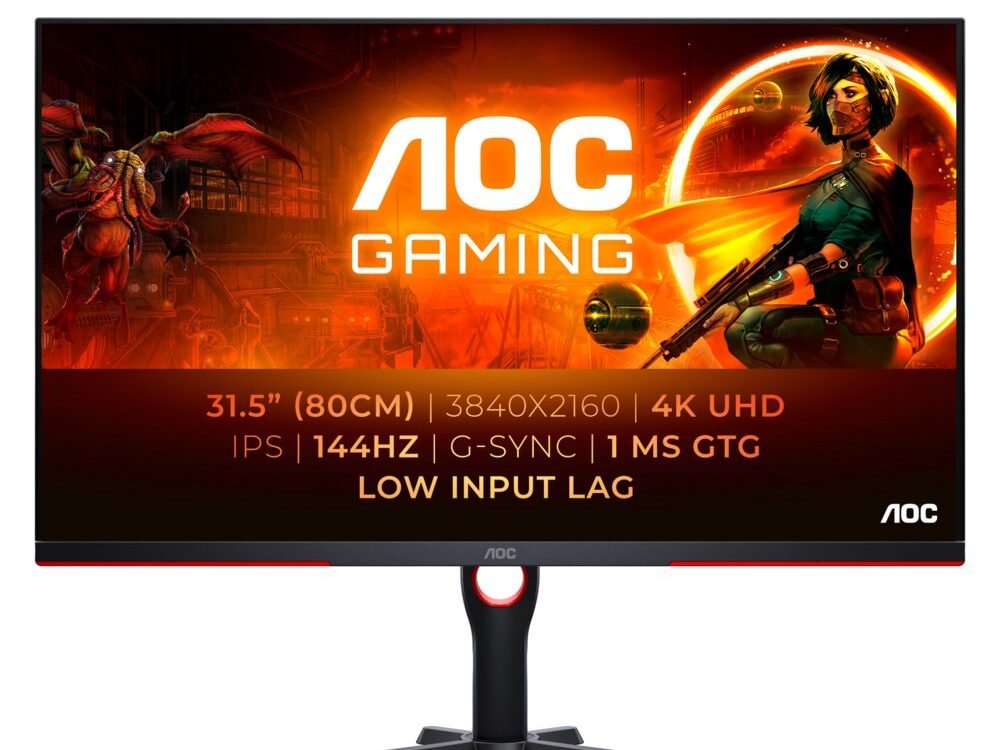 AOC AGON U32G3X 31.5" | 3840x2160 4K IPS | 144Hz | Gaming Monitor