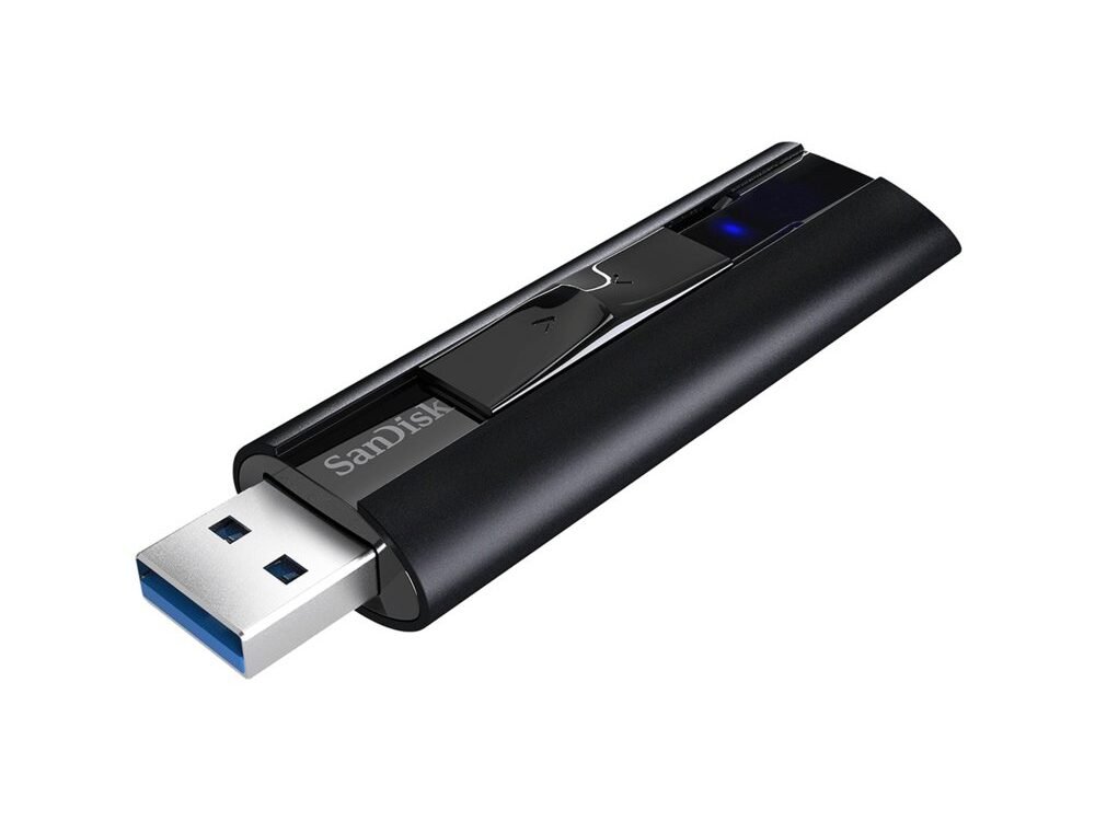 SanDisk Extreme Pro | 512GB USB-A 3.2 Flash Drive | Zwart