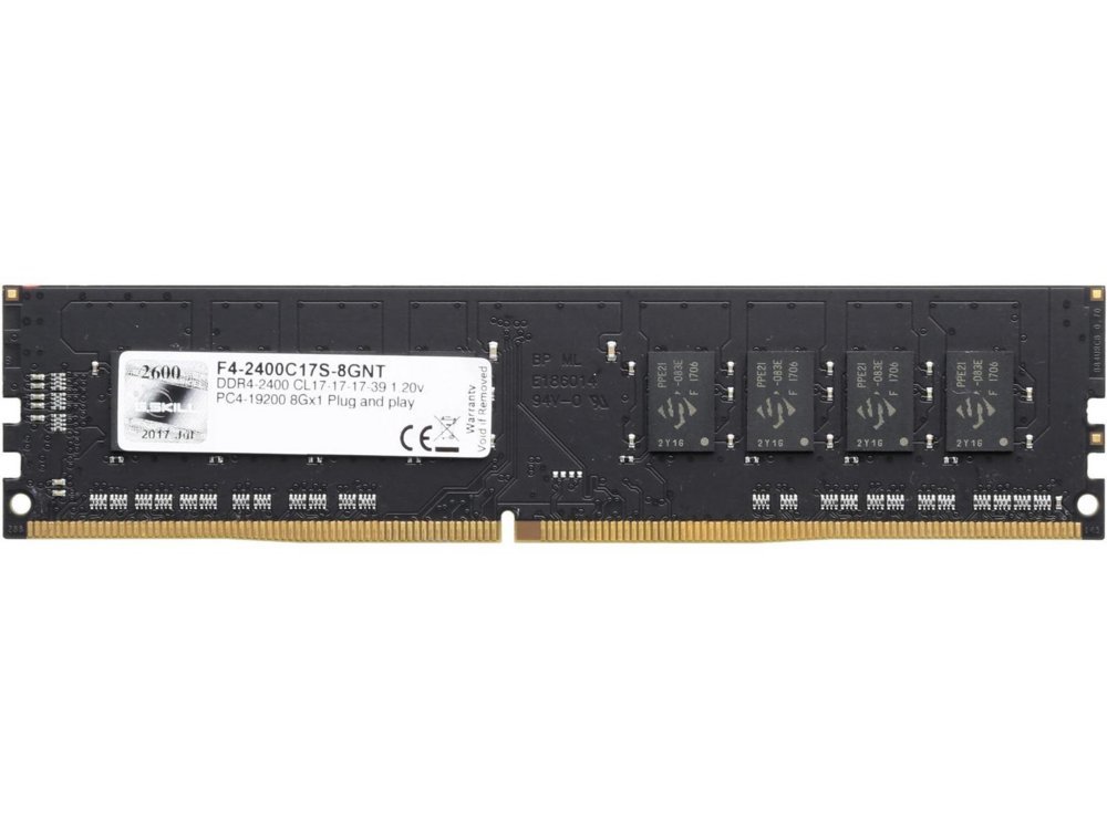 G.Skill Value | 1x8GB DDR4 | 2400MHz | DIMM | CL17 | Geheugenmodule | RAM