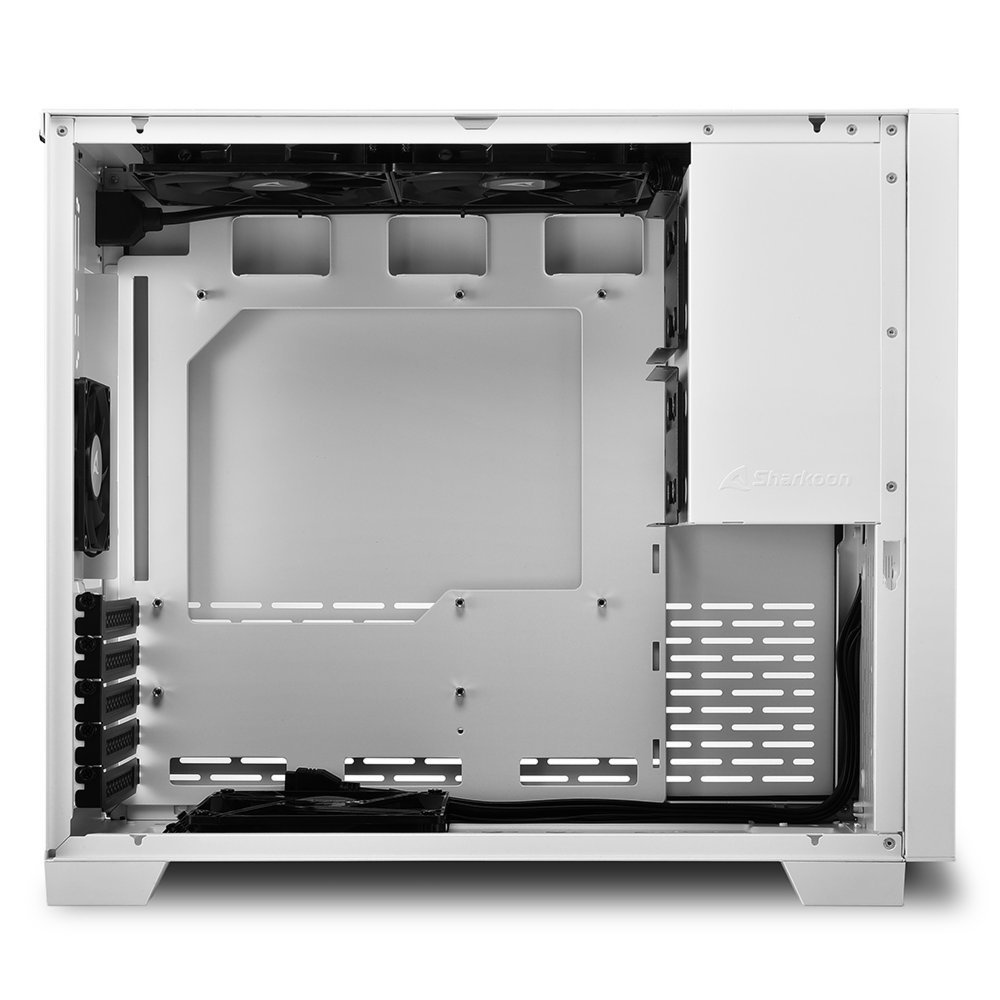 Sharkoon MS-Z1000 | Micro Tower Case | Wit - Afbeelding 7