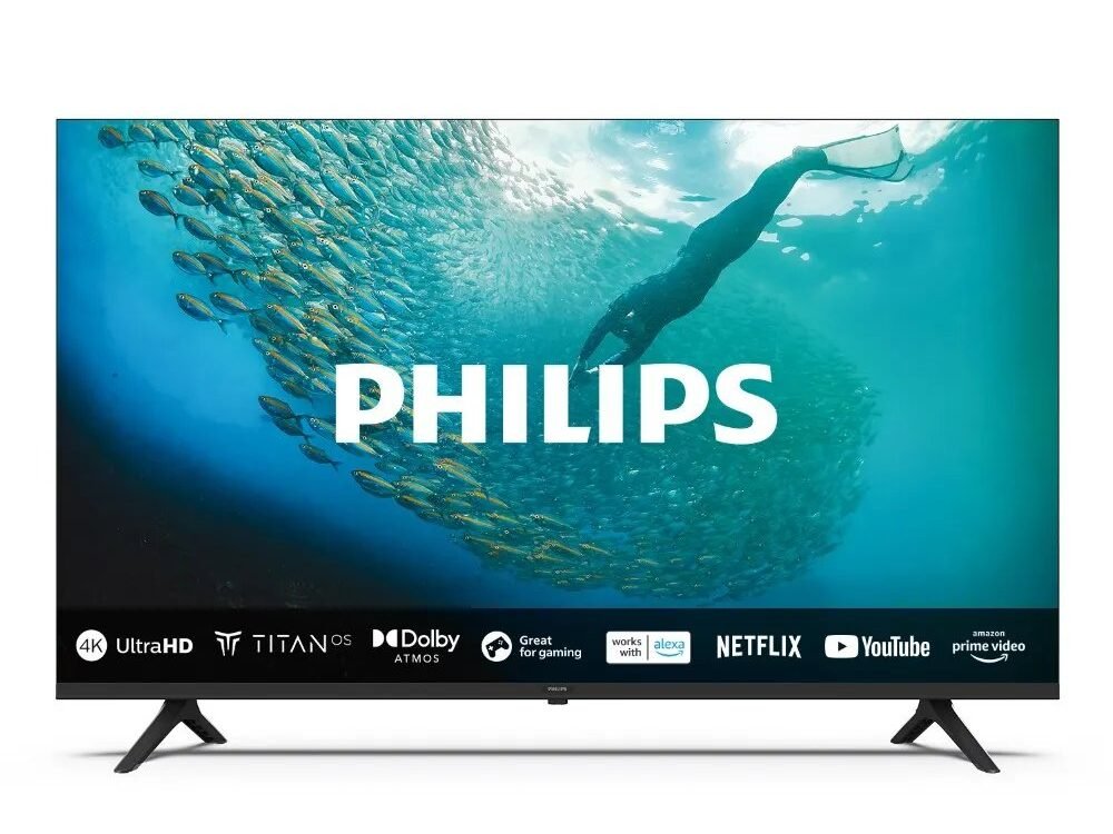 Philips 65PUS7009/12 65" | 4K Ultra HD LED Smart TV | Titan OS + Wifi | HDR10+ | Slank Design | 60Hz