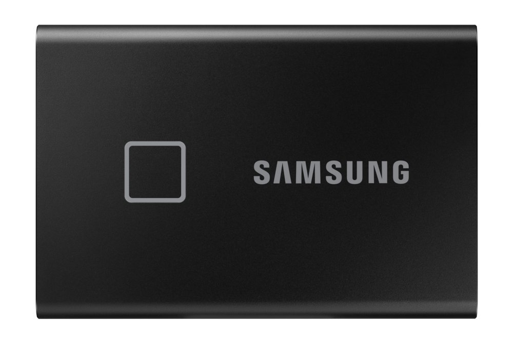 Samsung T7 Touch | Externe SSD | 1TB | USB 3.2 Gen2 | 1050 MB/s | Wachtwoordbeveiliging | Zwart | Compact en Veilig