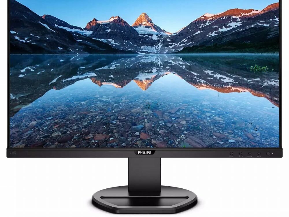 Philips B-Line 243B9/00 23.8" | 1920x1080 IPS | 75Hz | USB-C | Ingebouwde Speakers | VESA-montage | Ergonomisch Verstelbaar Monitor