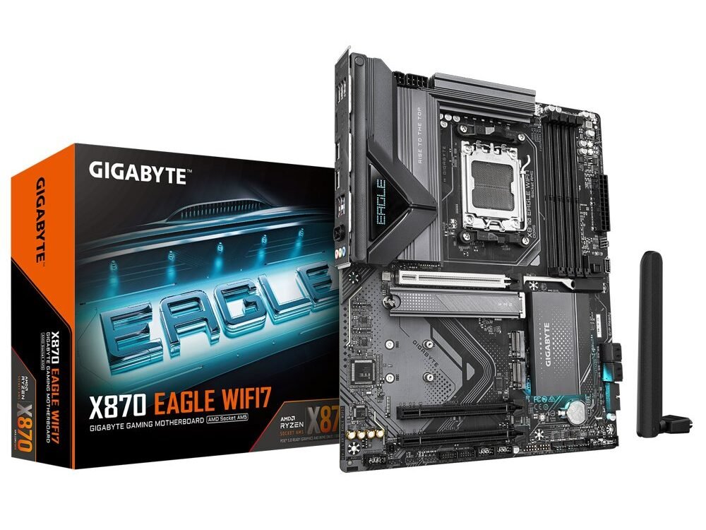 Gigabyte X870 EAGLE WIFI7 | Socket AM5 | AMD X870 | 4xDDR5 | ATX | Moederbord