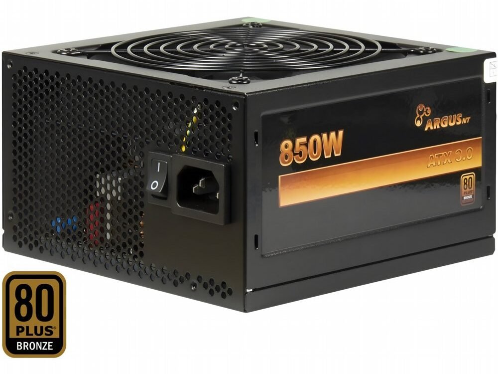 Inter-Tech ArgusNT BPS-850W | 850 Watt Bronze ATX 3.1 | Voeding | PSU