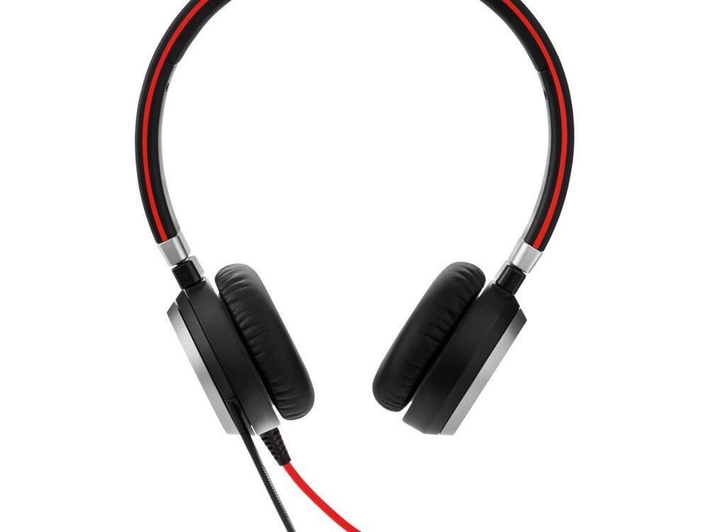 Jabra Evolve 40MS | Bedrade On-ear Stereo Headset | 3.5mm | Zwart